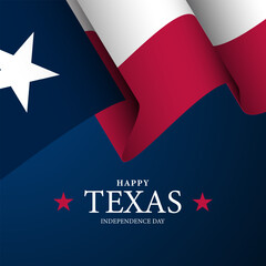 Happy Texas Independence Day Background illustration
