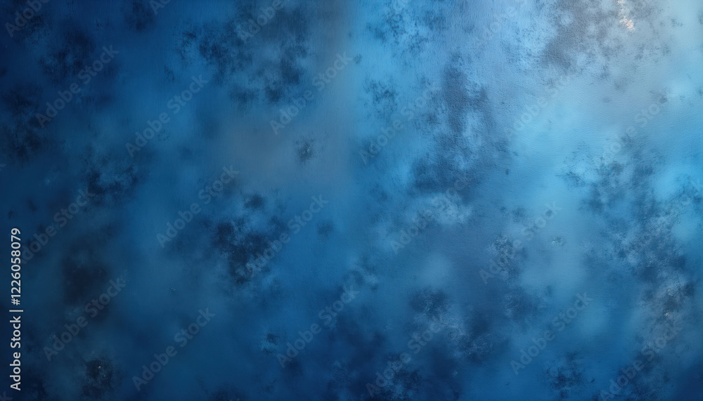 Aufkleber Abstract textured blue surface with varied tones. Patterned surface evokes sense of depth, texture. Suitable for background, backdrop, cover design. Design suitable for modern retro style. Ideal for