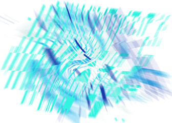 An abstract transparent iridescent color blur design element.