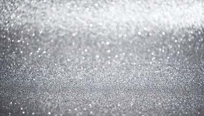 Striking Silver Glitter Texture Background with Dazzling Reflections and Shimmering Highlights, Perfect for Design Elements or Graphic Artworks