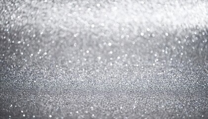 Elegant Silver Glitter Texture Background Shimmering Silver Accents Illuminating a Mysterious Space, Ideal for Designs Seeking a Chic and Dynamic Atmosphere