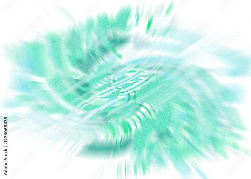 Wall mural an abstract transparent iridescent color blur design element.