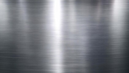 Silver Metal Stainless Steel Textured Background with Reflective Light Seamless Design Showcasing Distinct Scratches and Industrial Aesthetics Perfect for Modern Graphic Design, Web Design, or