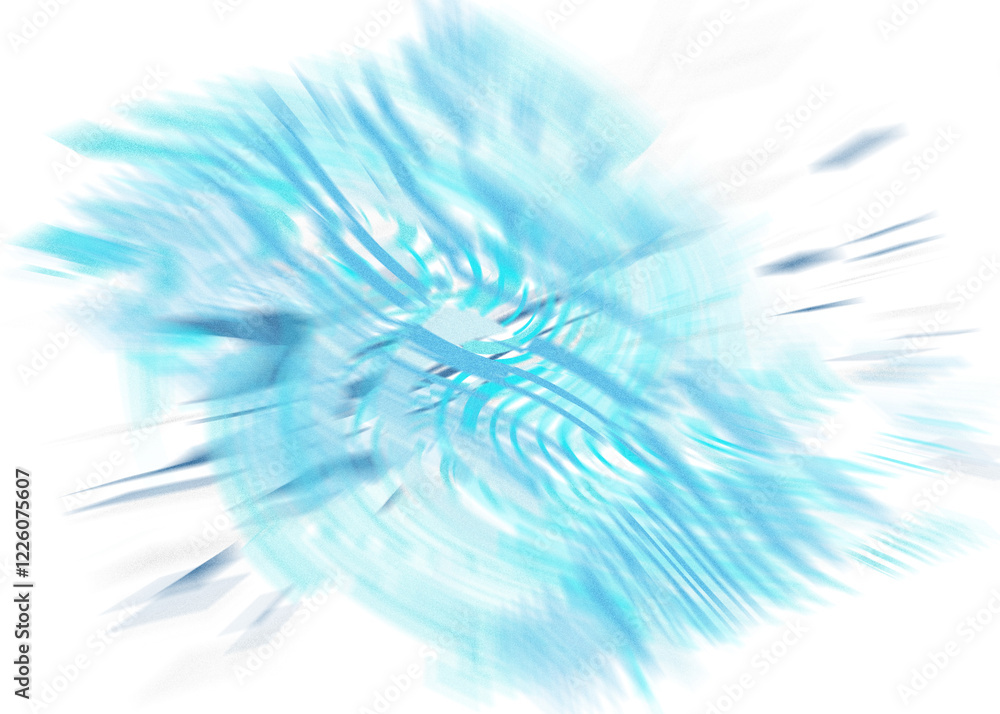 Wall mural an abstract transparent iridescent color blur design element.