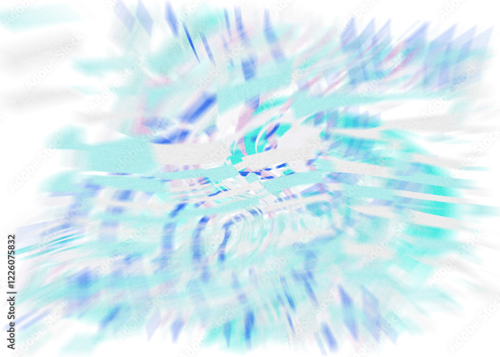 Wall mural an abstract transparent iridescent color blur design element.