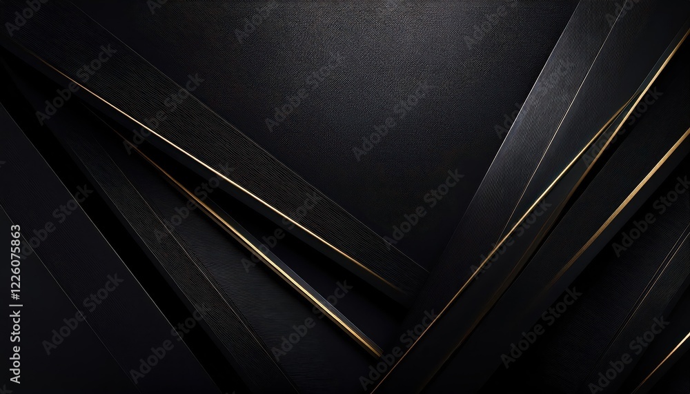 Poster dark abstract artistry intersecting lines and subtle texture on a minimalistic dark background, evok