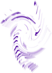 An abstract transparent iridescent color blur design element.