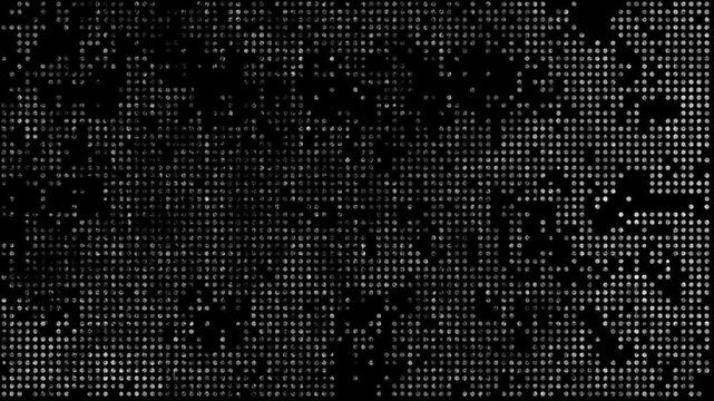 4k Animated halftone dotted texture grunge abstract background