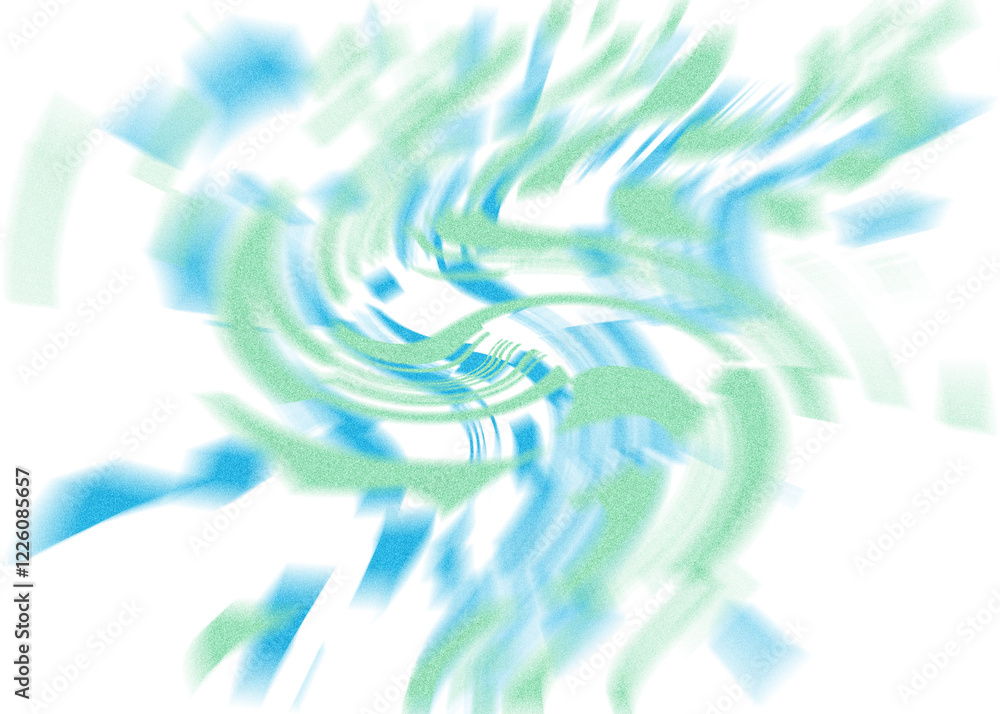Wall mural an abstract transparent iridescent color blur design element.