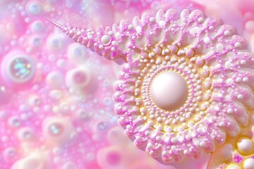 Delicate Abstract Texture in Soft Pink Hues with Swirls and Reflections of Light