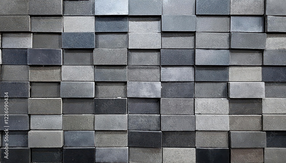 Poster minimalistic stone concrete tiles tiling wall creating a modern industrial backdrop with rough textu