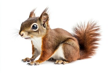 Adorable Red Squirrel Posing