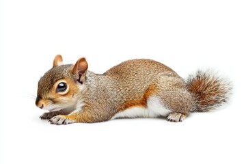 Obraz premium Adorable young gray squirrel