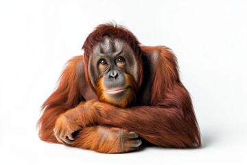 Relaxed Orangutan Resting