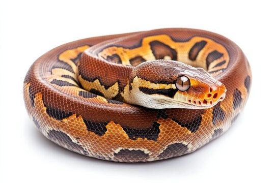Stunning Ball Python in Close-Up