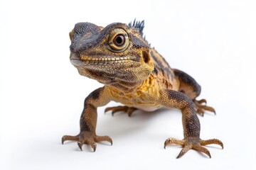 Fototapeta premium Close-up of a Curious Lizard