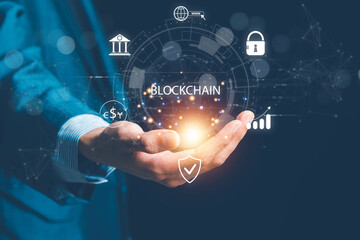 Blockchain Technology Concept, Revolutionizing Industries, Exploring the Boundless Potential of Blockchain Technology for Secure, Decentralized Transactions and Immutable Digital Data Management