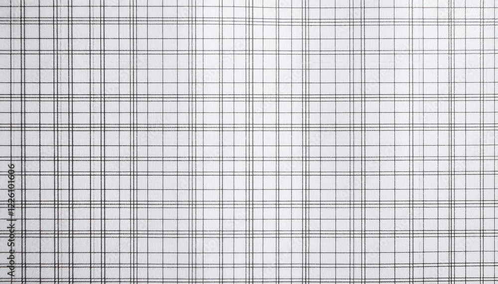 Aufkleber striking white graph notebook with old grid pattern and square texture, offering a clean canvas for 