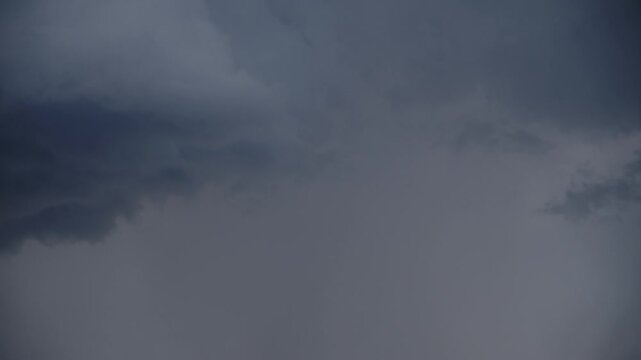 time lapse de nuvem de tempestade chegando 