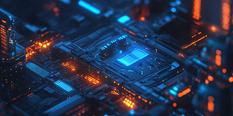 Fototapeta premium optics background with lots spots