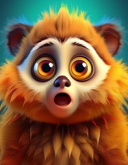 Fototapeta premium Lustiges Loris