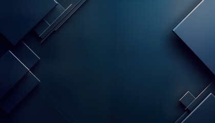 Modern dark blue abstract geometric background with diagonal lines. Stylish, sleek design. Suitable for tech presentations corporate branding materials. Contemporary design elements. Futuristic