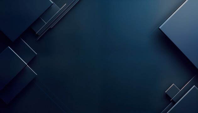 Modern dark blue abstract geometric background with diagonal lines. Stylish, sleek design. Suitable for tech presentations corporate branding materials. Contemporary design elements. Futuristic