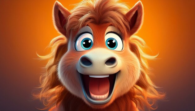 Lustiges Pferd