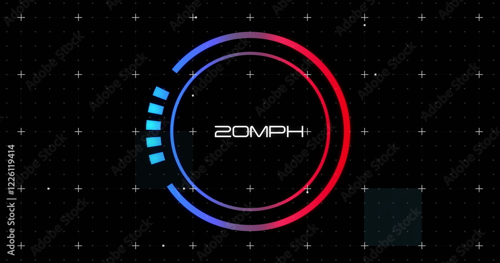 Poster image of scope scanning with data processing on black background