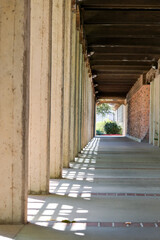 corridor of the old building
