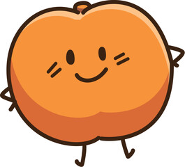 Obraz premium あんず キャラクター ゆるかわ