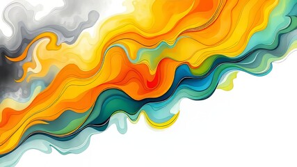 Air Pollution vs Eco-Friendly Solutions - Vibrant Abstract Patterns
