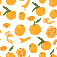 Modern abstract vector design with seamless Fruits pattern and unique textures, ideal for fabric, stationery, and home decor.
