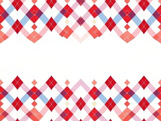 Festive Argyle Picnic Backgrounds - Vibrant Memorial Day Patterns