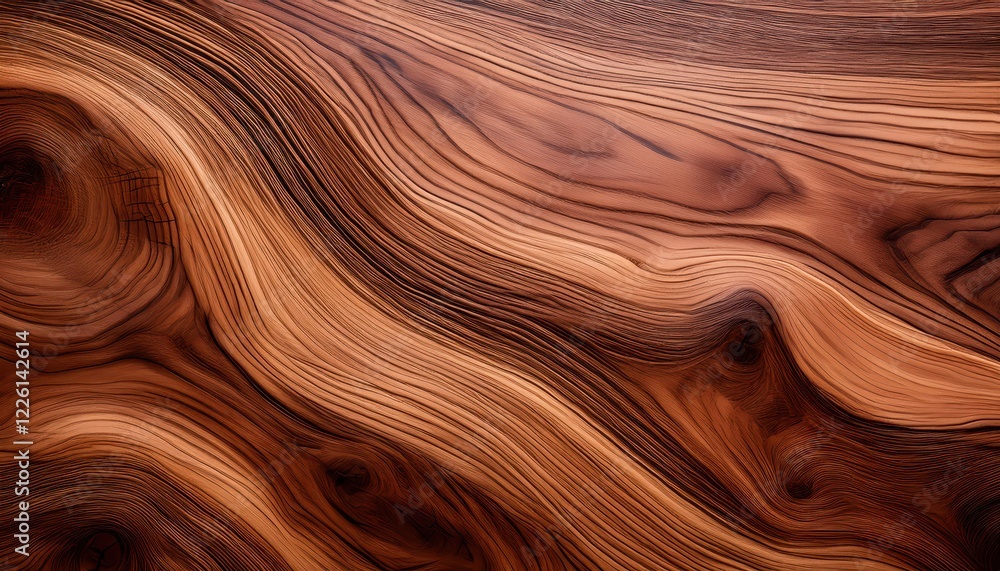 Aufkleber striking walnut wood texture with deep grain and elegant wavy patterns a closer look at the richness