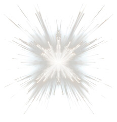 Fototapeta premium PNG White light beam effect flare fireworks explosion lighting.