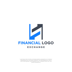 F Financial Logo Design Inspirations	