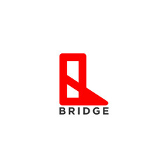 L Bridge Logo Design Inspirations