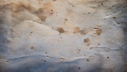 Vintage Wet Textured Paper Showcasing Stains and Water Marks, Conveying a Damp Atmosphere with a Hint of Antiquity, Perfect for Design and Art Lovers Seeking Authenticity.