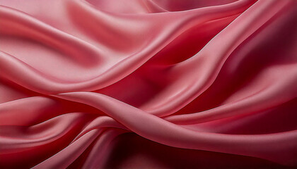 Obraz premium Pink Silky Fabric,Soft, silky, pink fabric with gentle folds and a smooth texture, reflecting light beautifully.