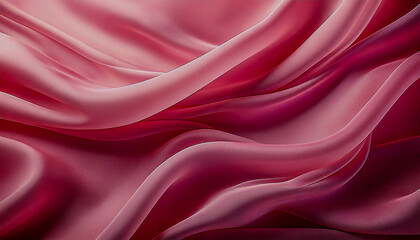 Obraz premium Pink Silky Fabric,Soft, silky, pink fabric with gentle folds and a smooth texture, reflecting light beautifully.