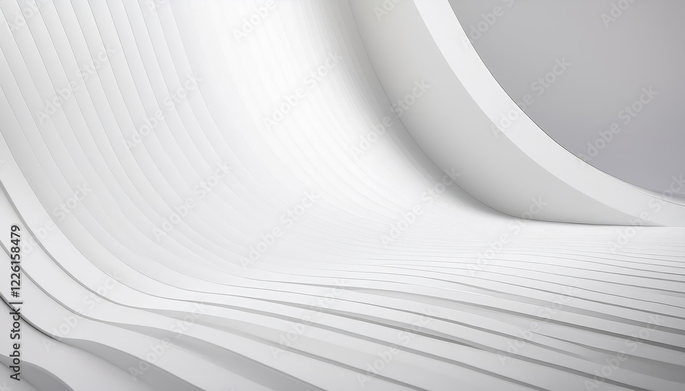 Poster highdefinition ultra clear abstraction geometrical subtlety in a white blank canvas bathed in soft l