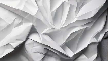 VintageInspired White Crumpled Paper Background Texture Timeless and Versatile, Perfect for Design, Artwork, or Graphic Projects