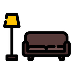 living room icon