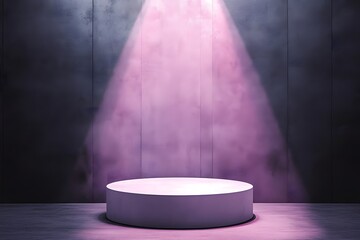 stage with spotlight