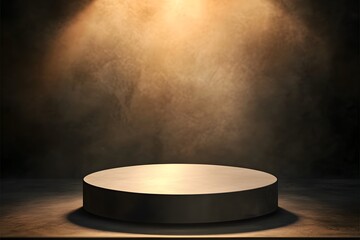 stage with spotlight