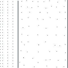 Between the vertical borders or stripes are dots.