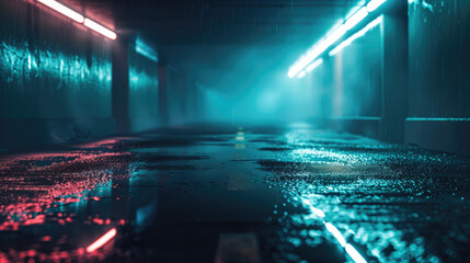 blue stage spotlight