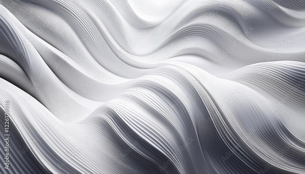 Poster stunning wavy white background with subtle textures and minimalistic design, perfect for modern web 
