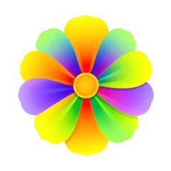 Obraz premium A stunning, colorful flower radiates joy with its vibrant hues, perfect for expressing love and warmth during celebrations such as Women's Day and birthdays